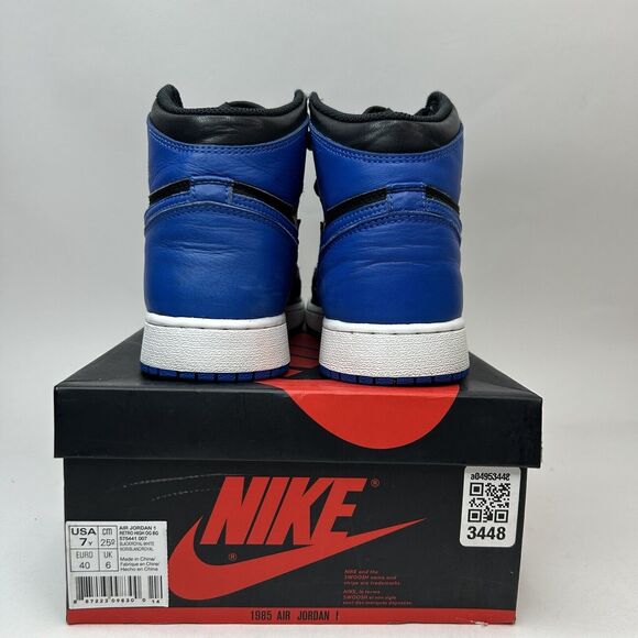 Nike Air Jordan 1 Retro High OG BG “Royal” 2017 575441-007 Size 7Y/Women’s 8.5 - Picture 5 of 10